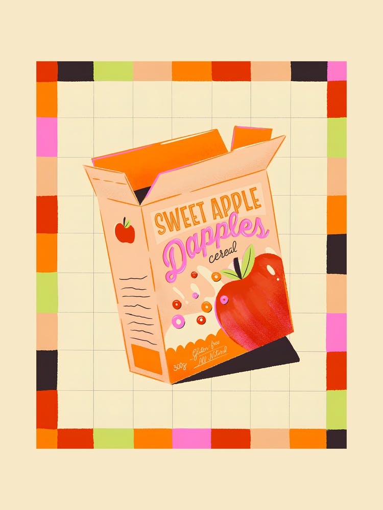 Apple Cereal Box