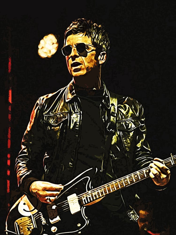 noel gallagher Acoustic Guitar