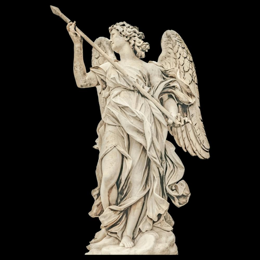 Angel Holding A Spear