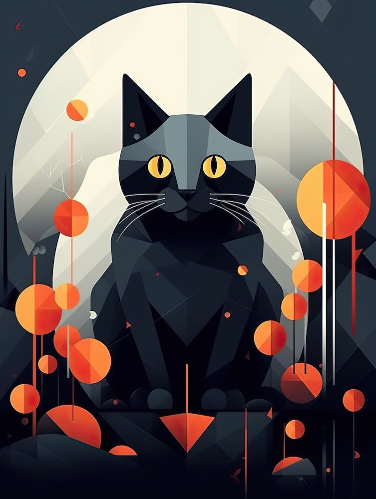 Cat In The Moonlight