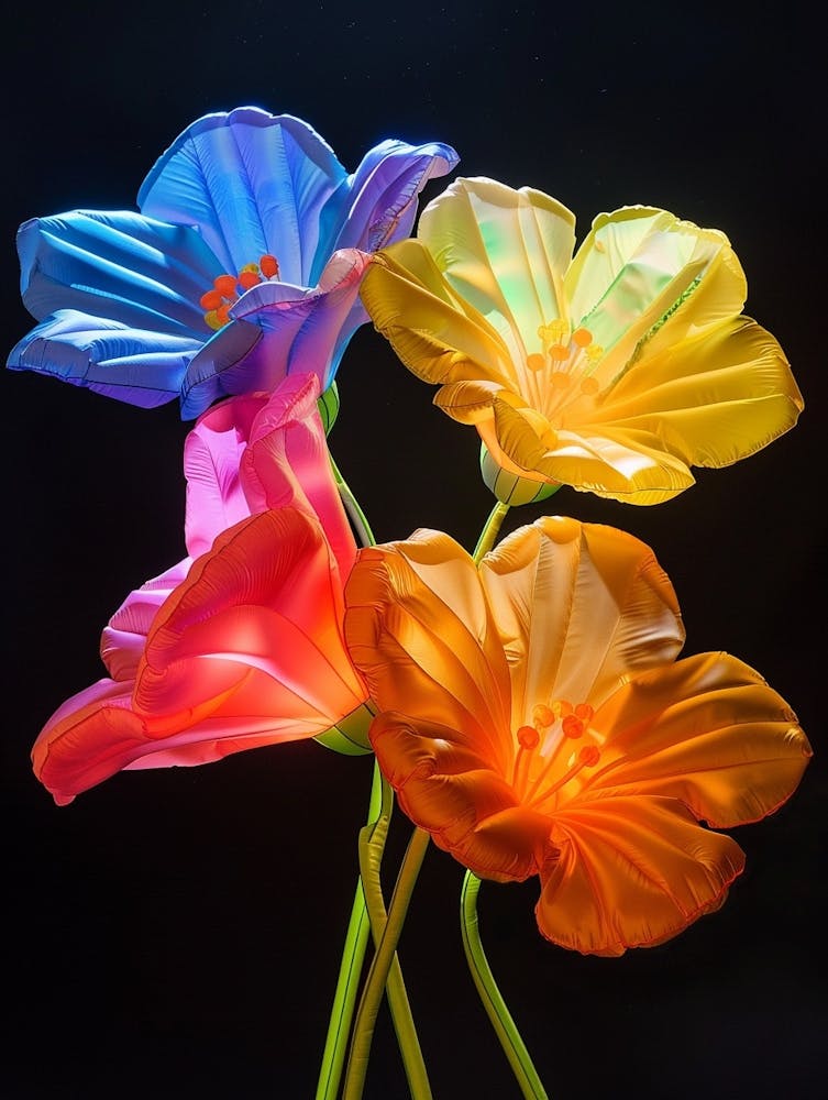 Leuchtende aufblasbare Blumen Nachtkerze 3