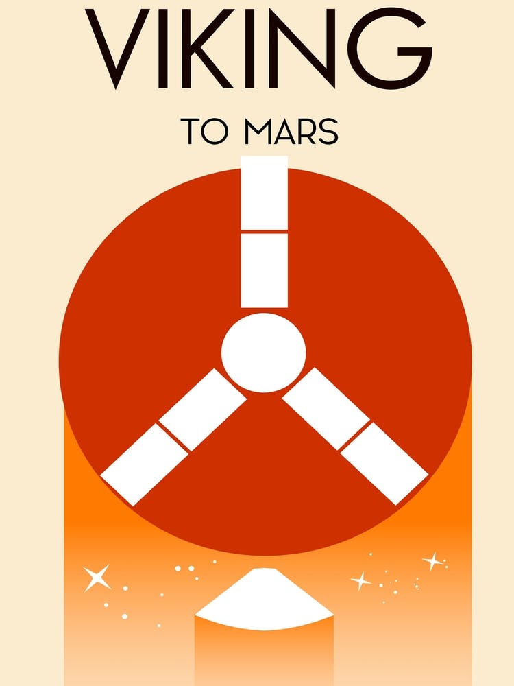 Viking To Mars Space Art