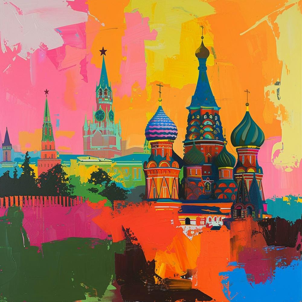 Abstract Travel Collection Moscow Russia 2