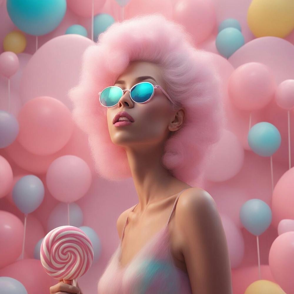 Pink Lollipop Girl