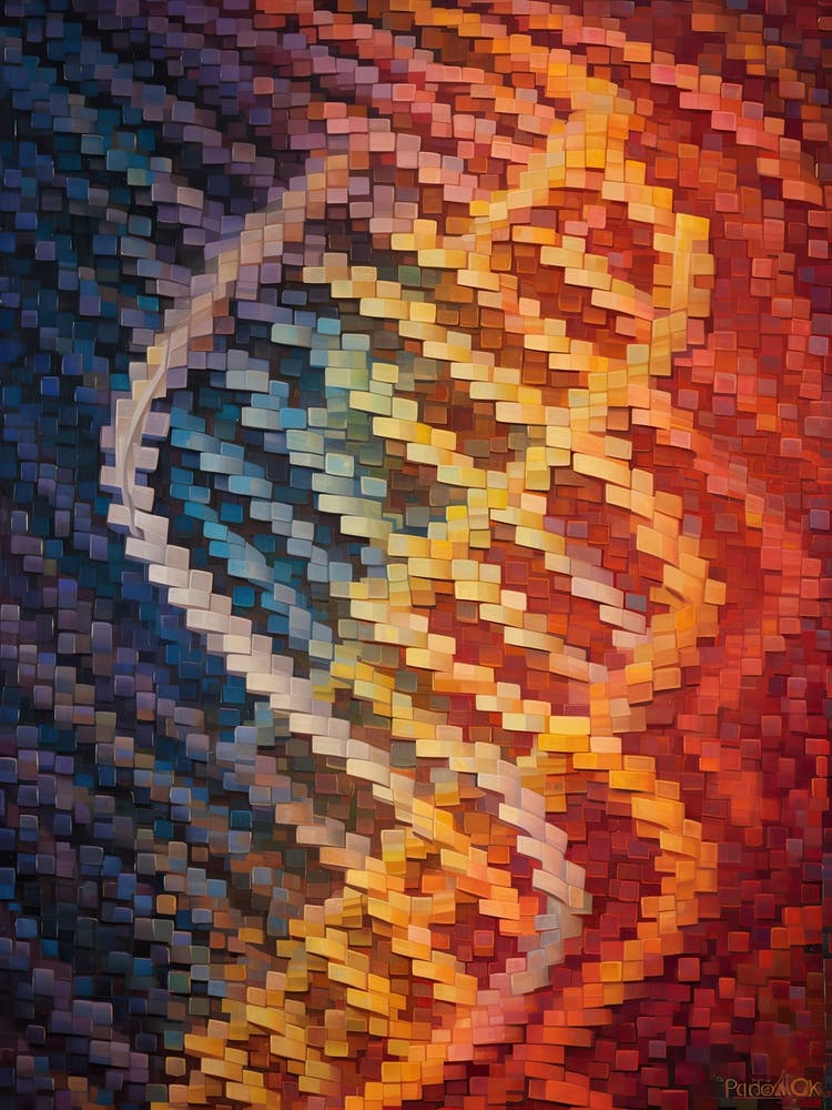 Dna Art Abstract Painting 15