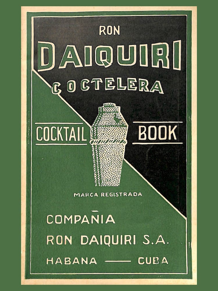 1948 Ron Daiquiri Coctelera Cocktail Book