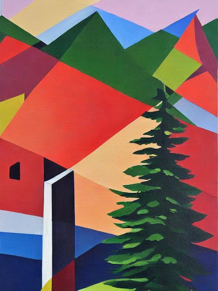 Fir Tree Cubist