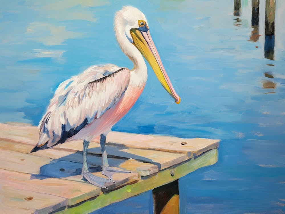 Pelican On Dock 2