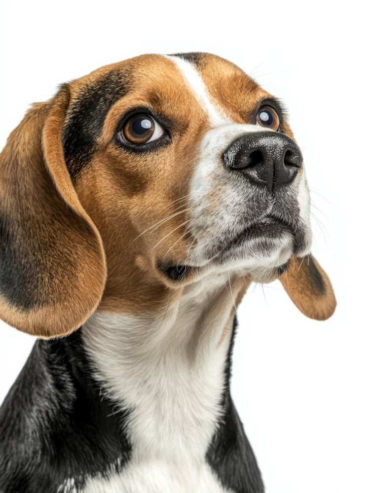 Beagle.Generated AI. Wall