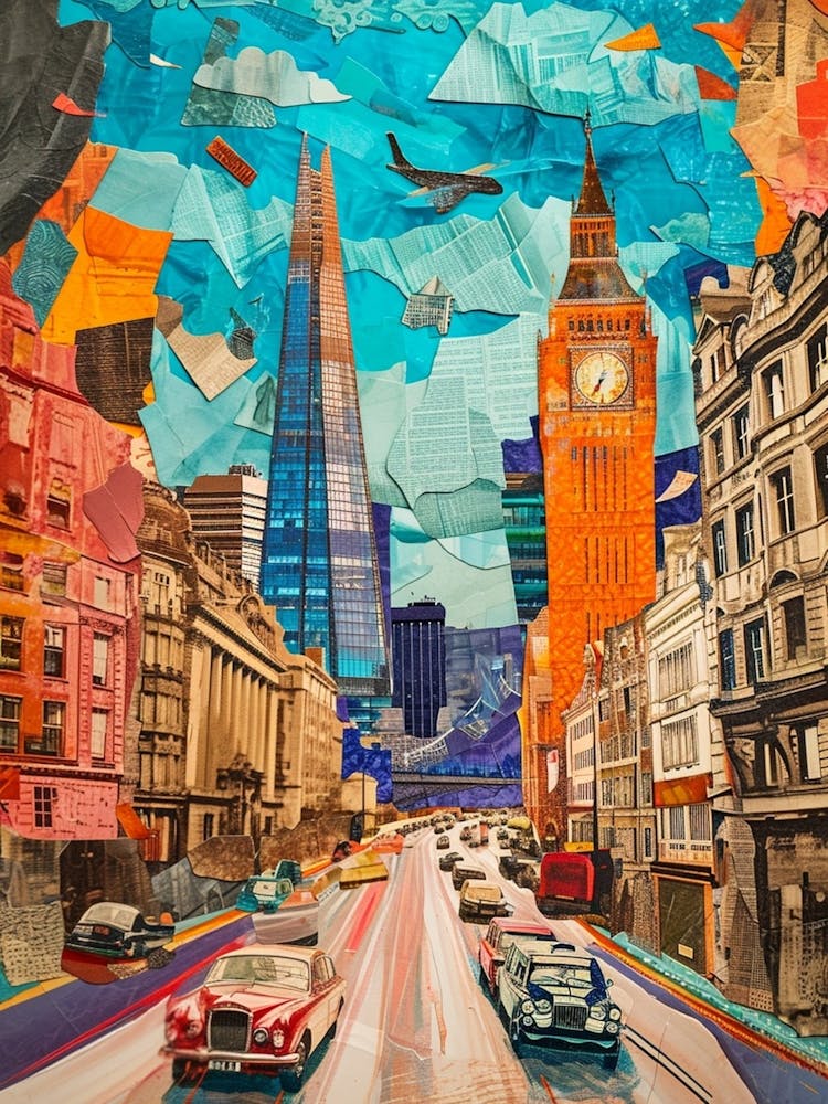 Retro Kitsch London Collage 4