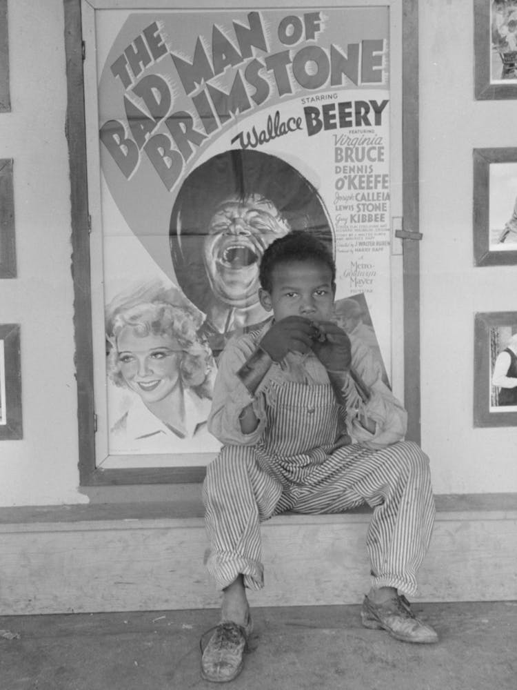 Untitled Photo, Possibly Related To Man In Front Of Movie Theater, Waco, Texas By Russell Lee