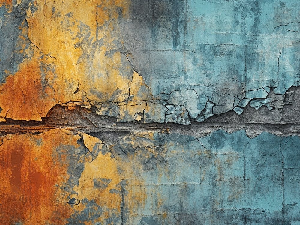 Textured Wall Peeling Paint