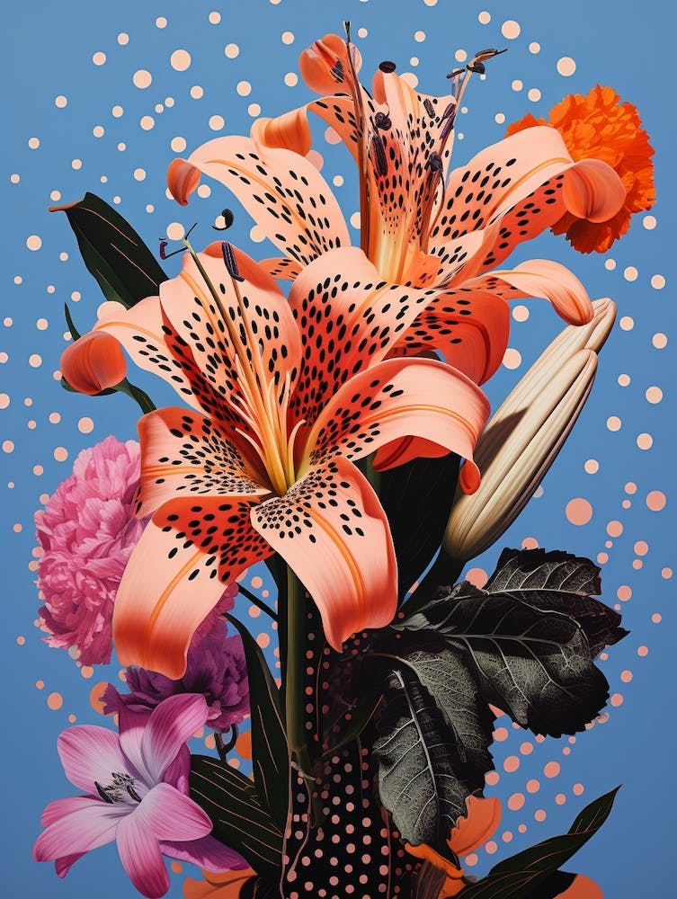 Surreal Florals Lily 2 Flower Painting