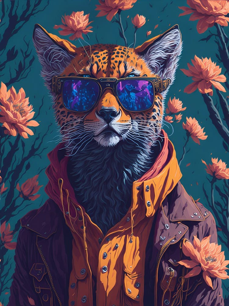 Cheetah In Sunglasses Pop