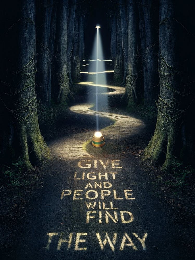 Give Light And People Will Find The Way