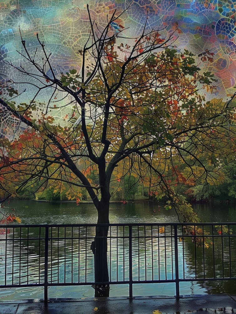 Baum am Wasser 1