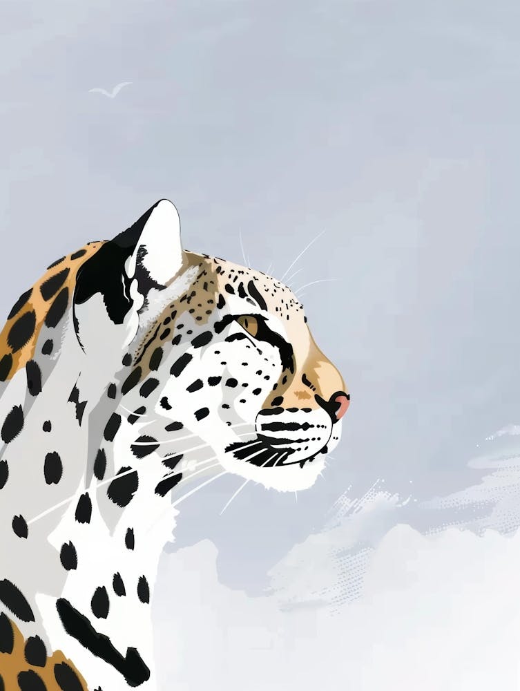 Leopard In The Sky