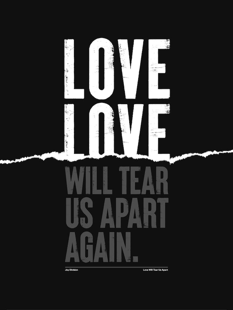Love Will Tear Us Apart - Joy Division - Song Lyrics 1