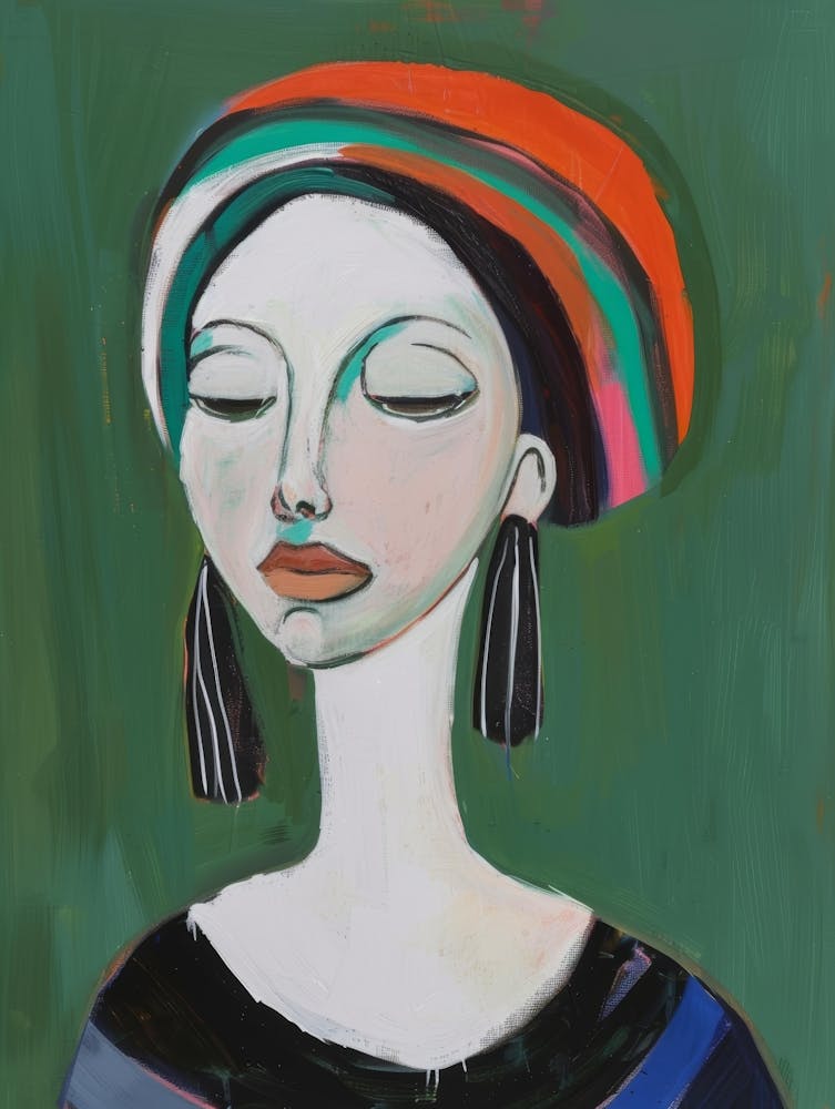 Woman In A Hat 77