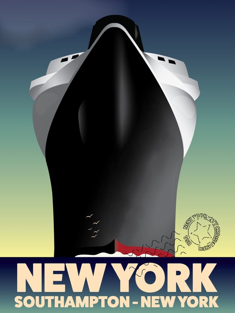 New York Southampton Cruise Ship
