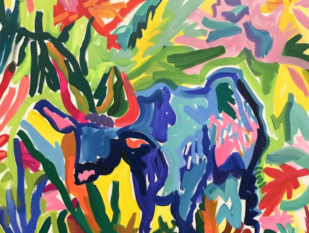 Cow In The Jungle 2