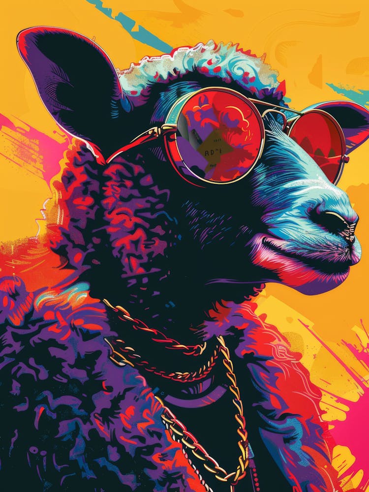 Sheep With Sunglasses