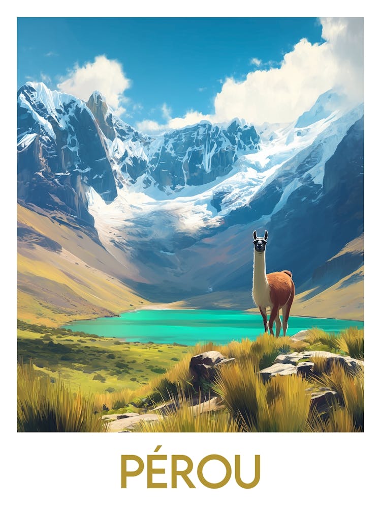 Affiche de voyage Pérou
