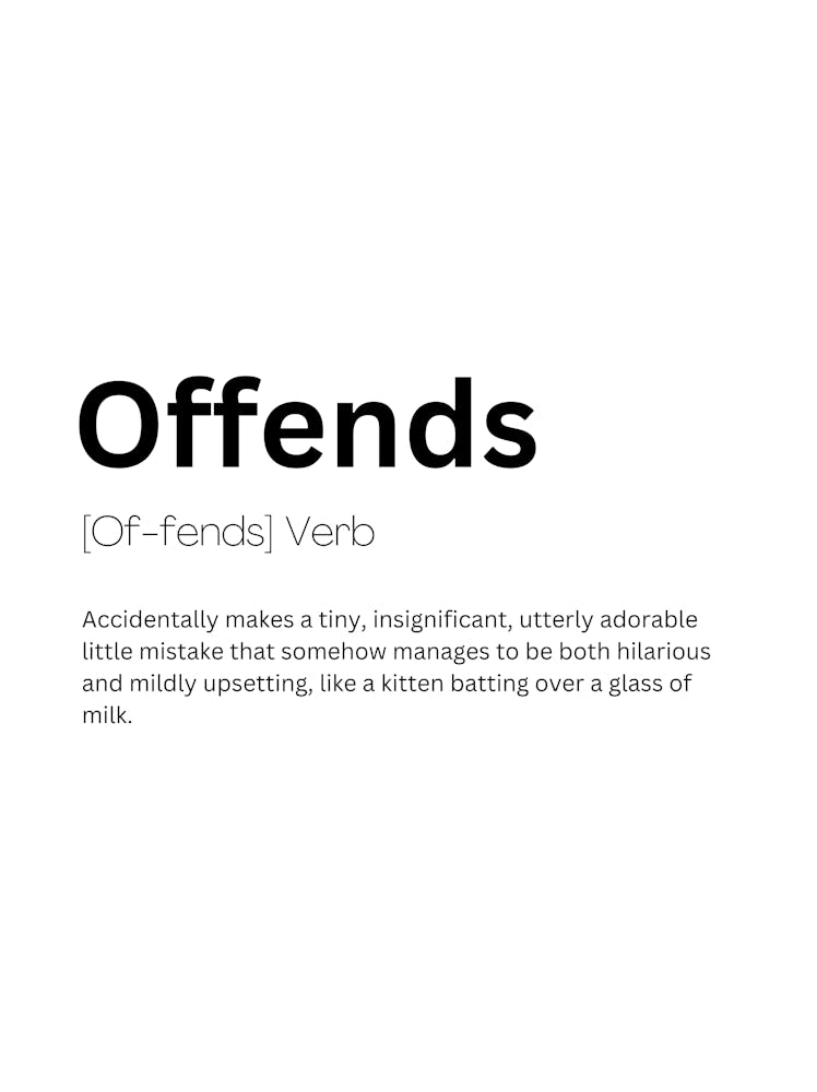 Offends Definition Bedeutung