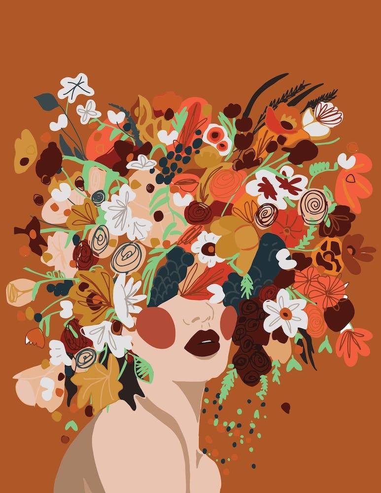 Autumn bloom Woman