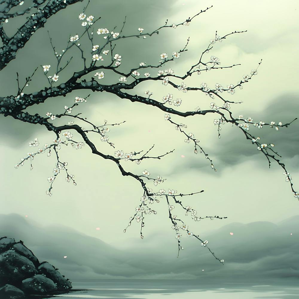 Asian Cherry Blossoms 1