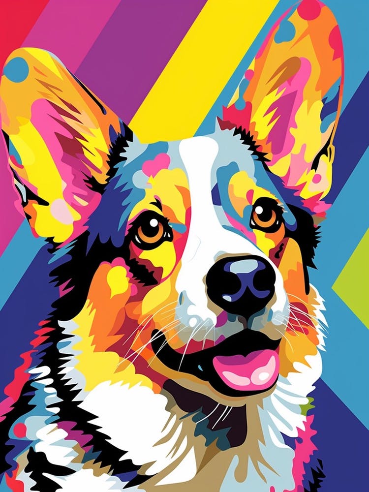 Pop Art Corgi 2