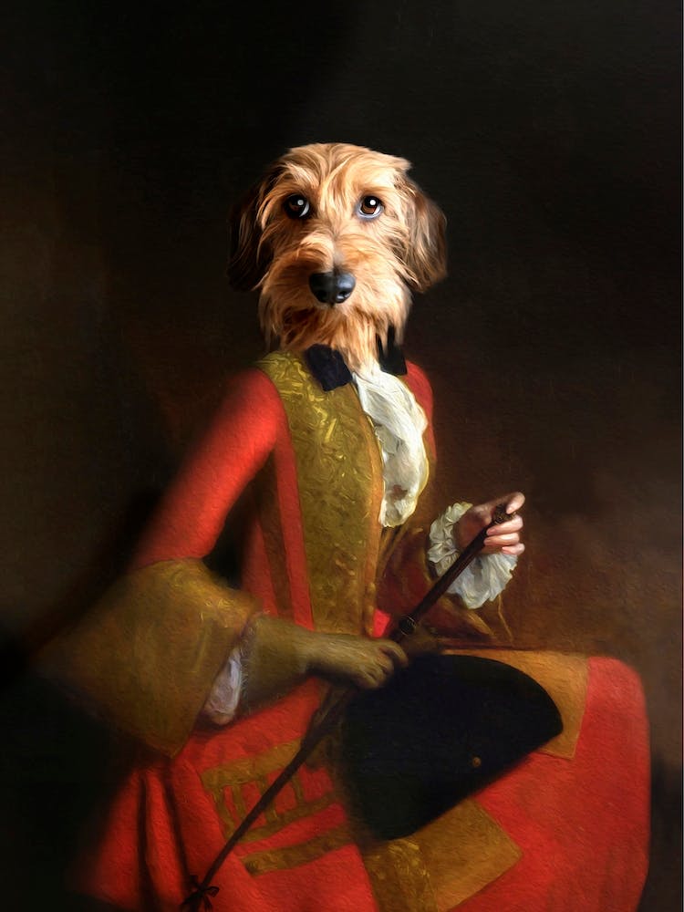 Dachshund Miss Ella Tierporträts