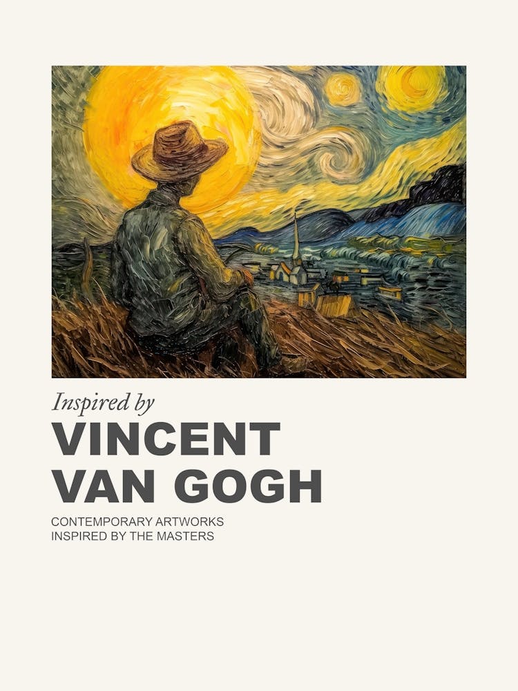 Museum Poster Inspired By Vincent Van Gogh 2
