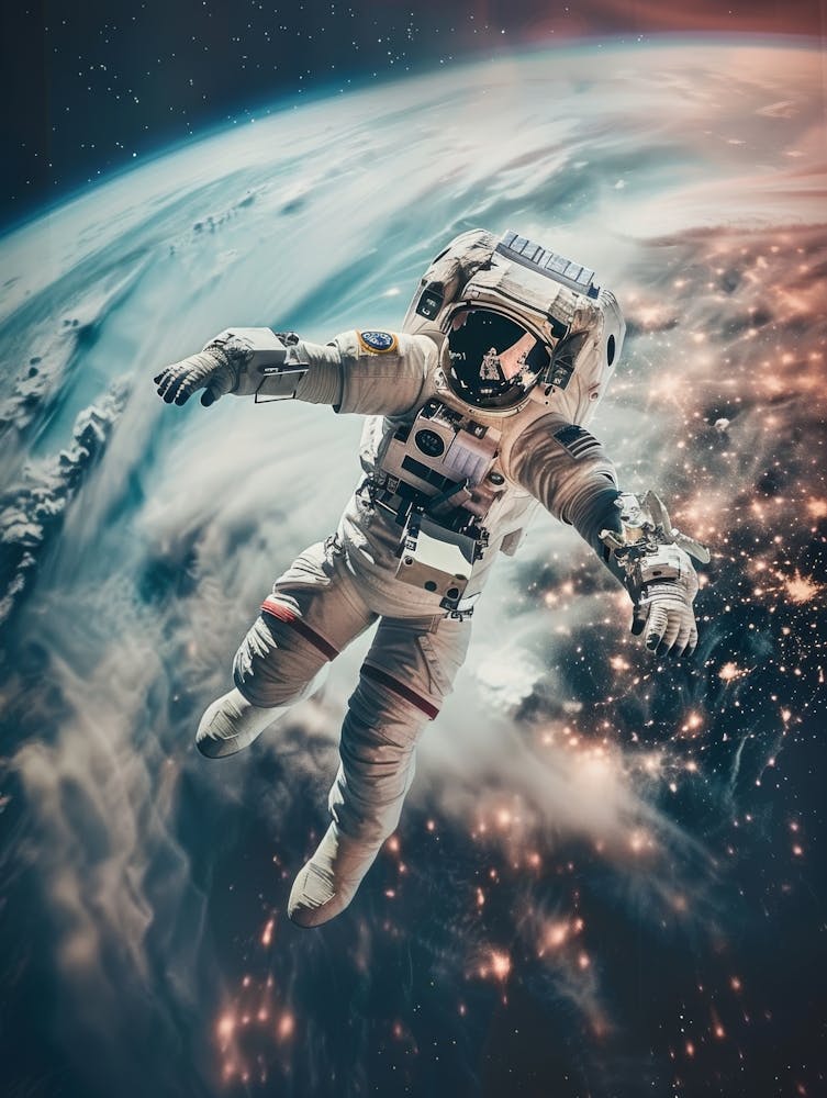 Astronaut In Space 3