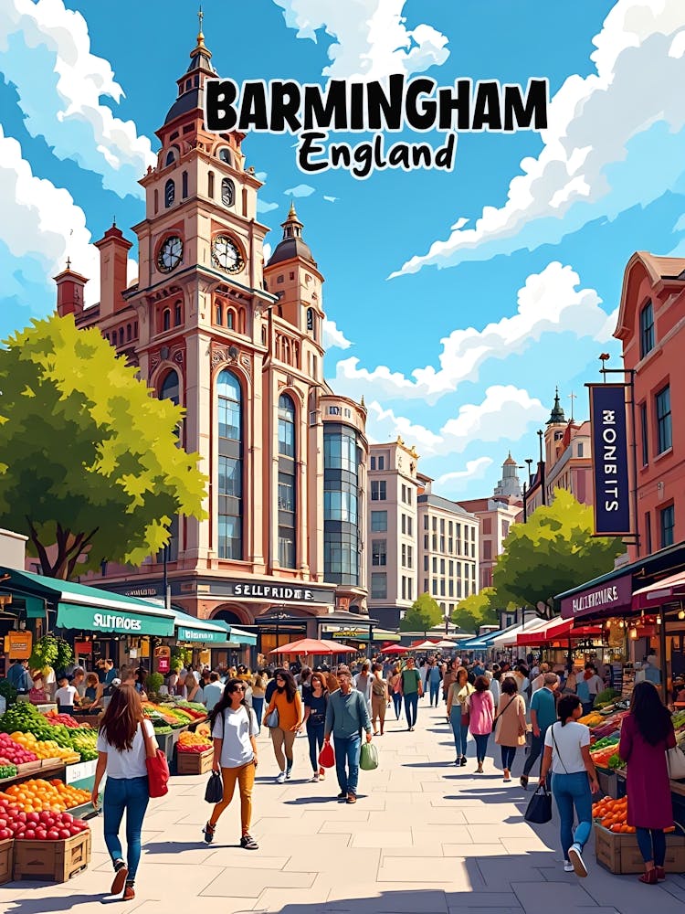 Birmingham Vintage Art V 01