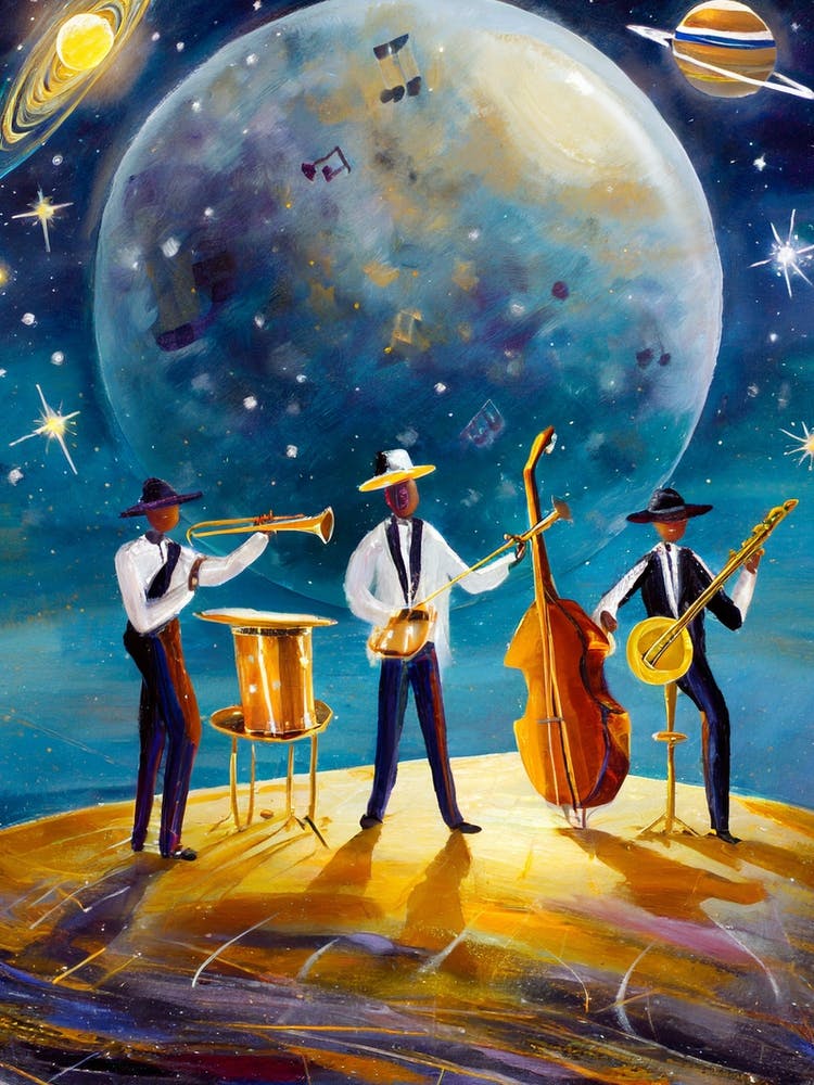 Harmonies of the Lunar Jazzscape