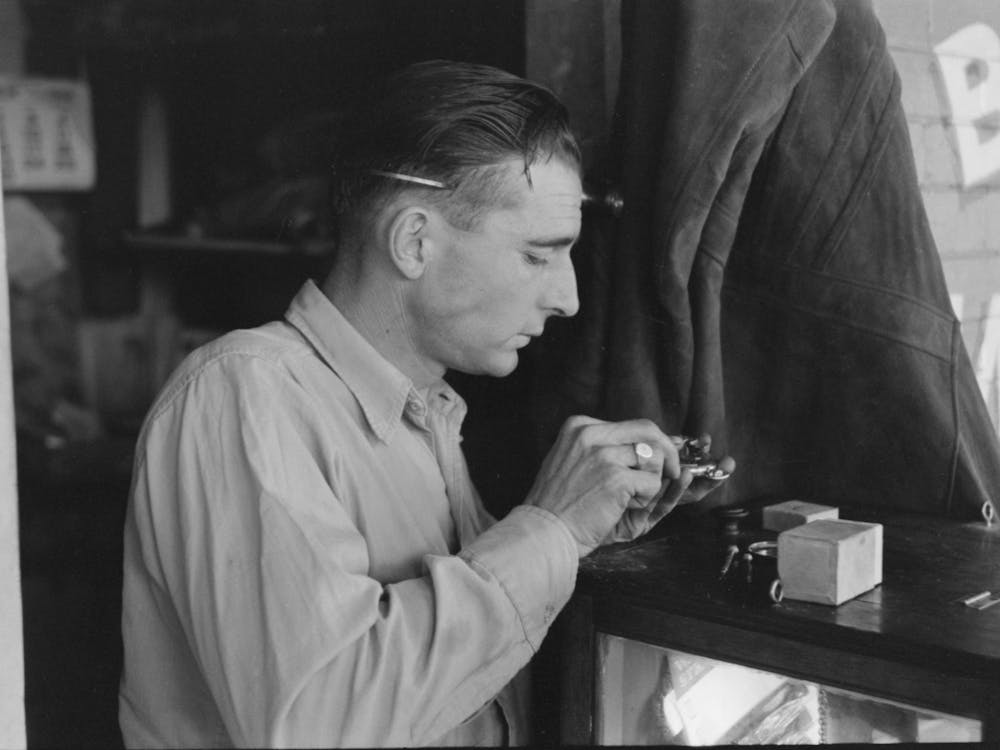 Watch Repairman, Waco, Texas By Russell Lee