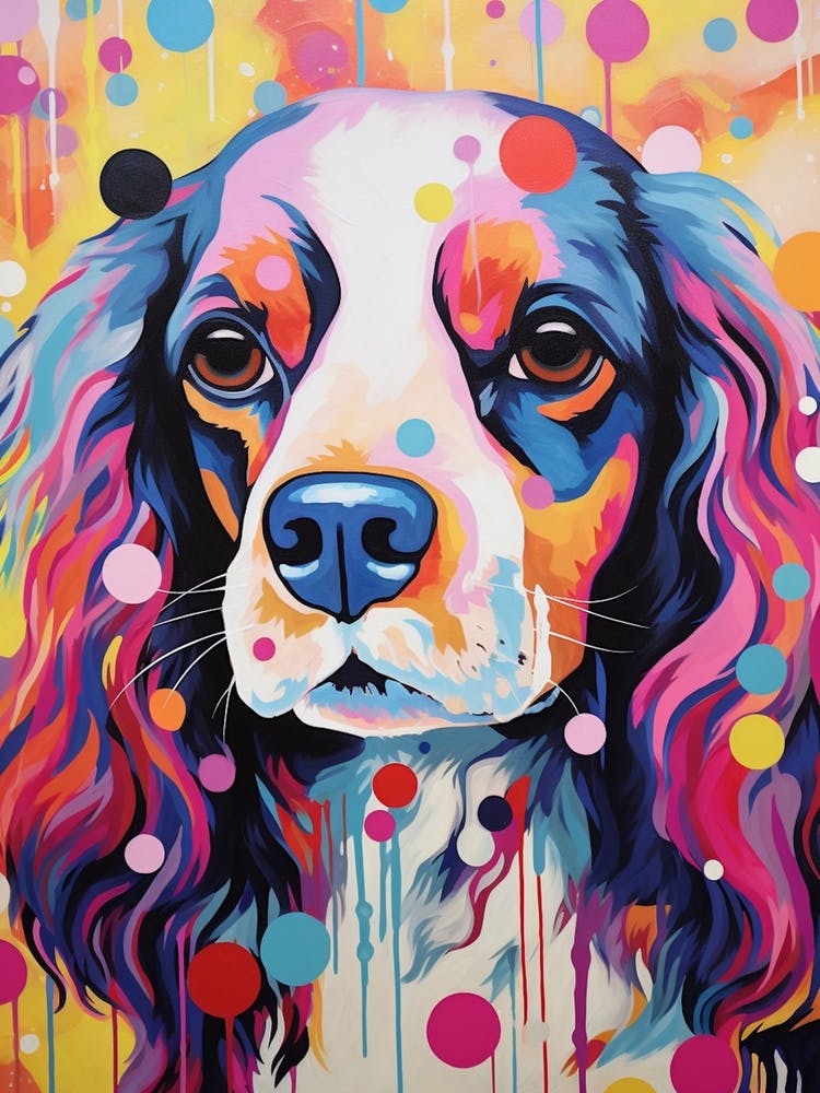 Cavalier King Pop Art Paint 1