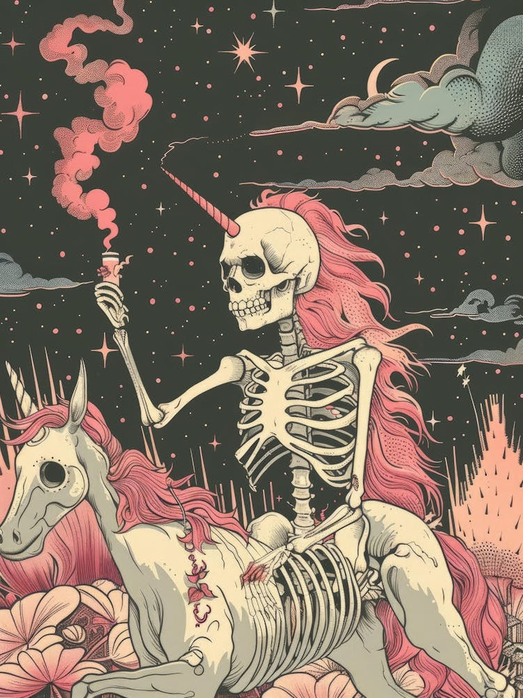Unicorns And Skeletons