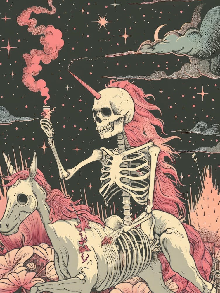 Unicorns And Skeletons