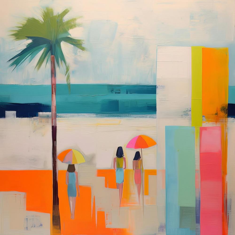 Retro Beach Days Colorblock 5