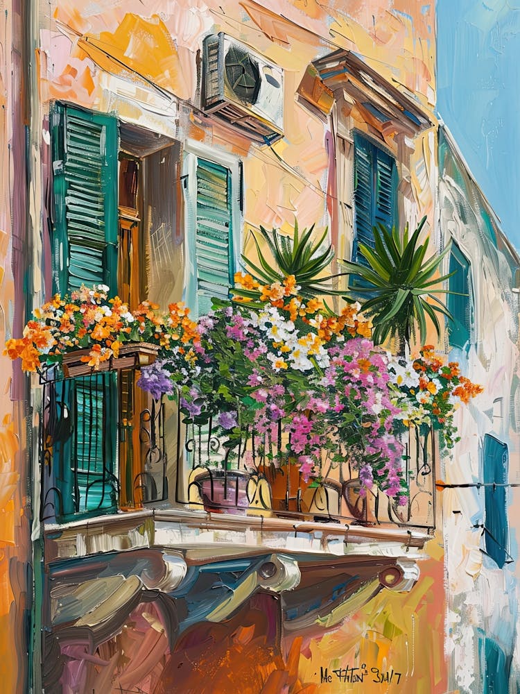 Balcony Painting In Salerno 2