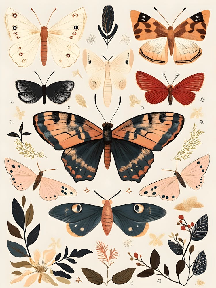 Moths And Butterflies