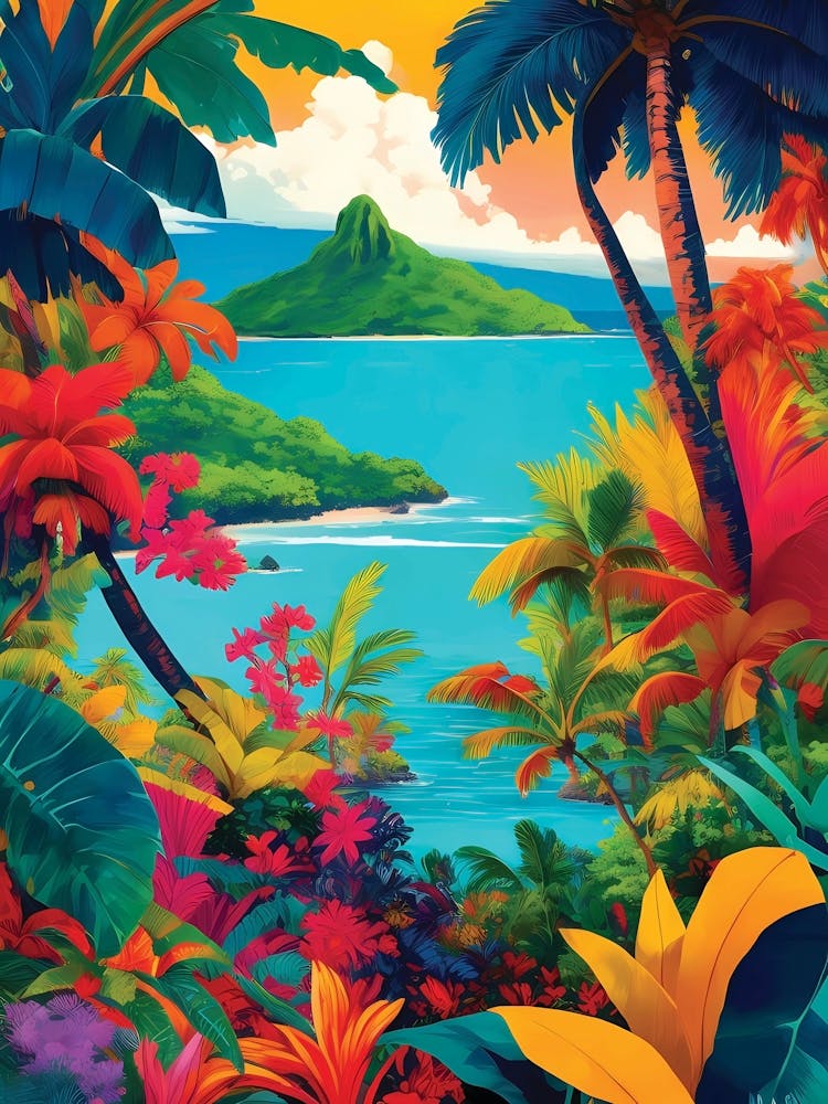 Tropical Island Landscape 4