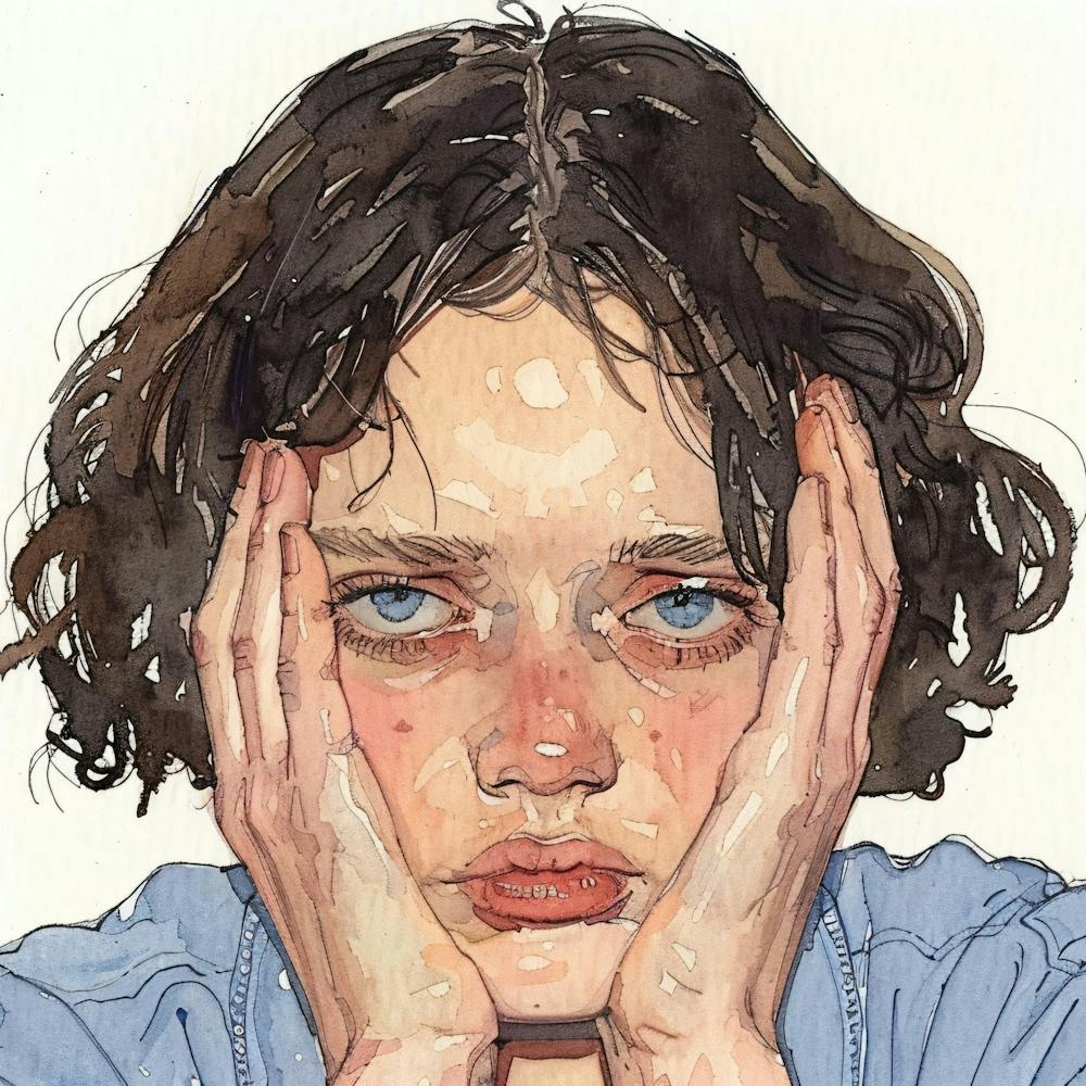 Portrait Of A Sad Girl 2