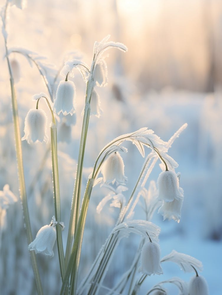Frosty Botanical Lily Of The Valley 3