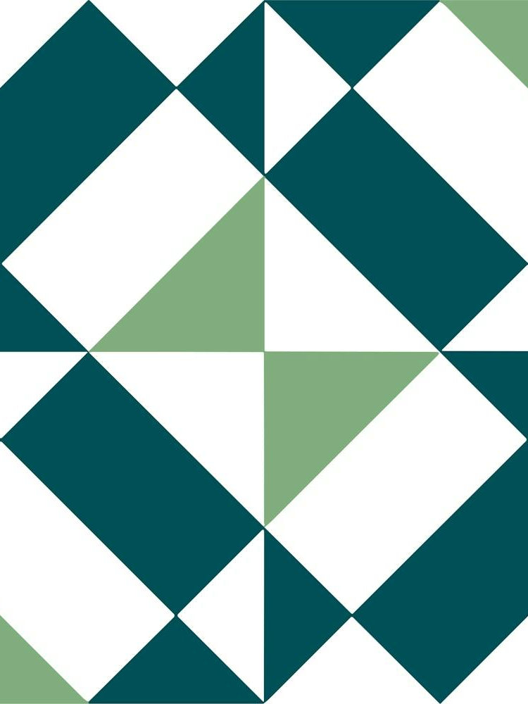 Classic Green Azulejo Pattern