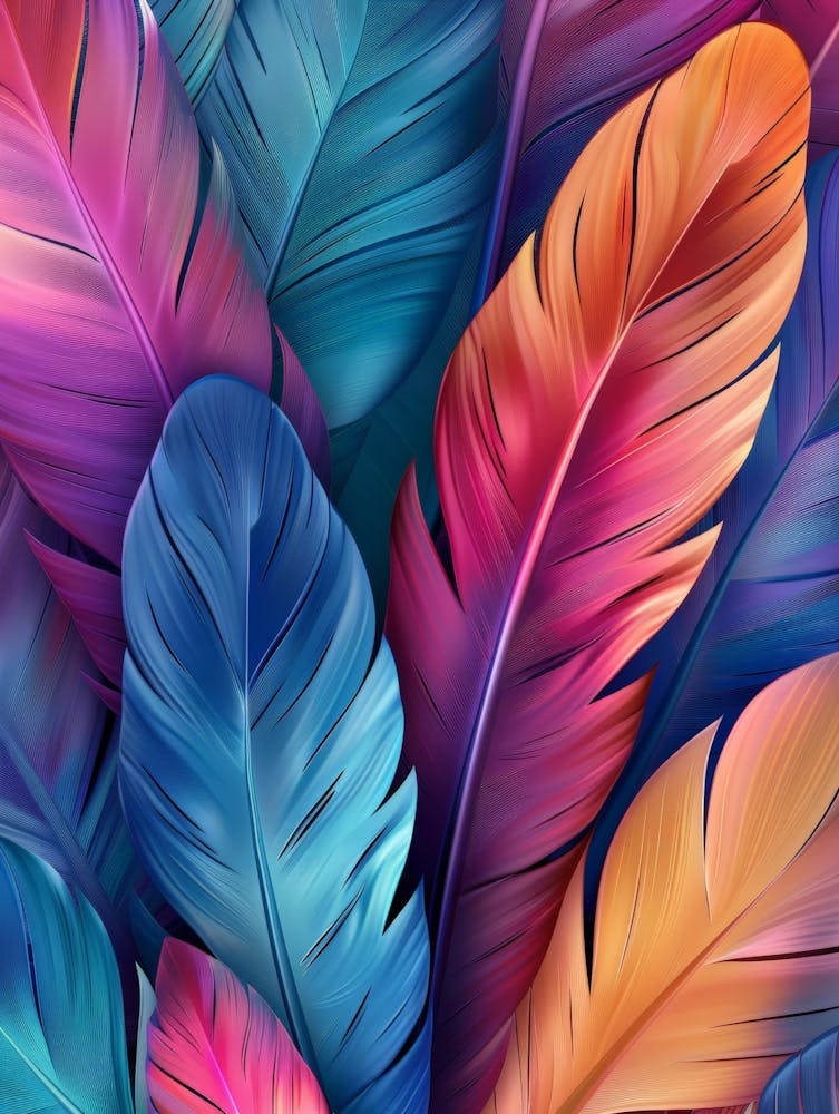 Colorful Feathers 2