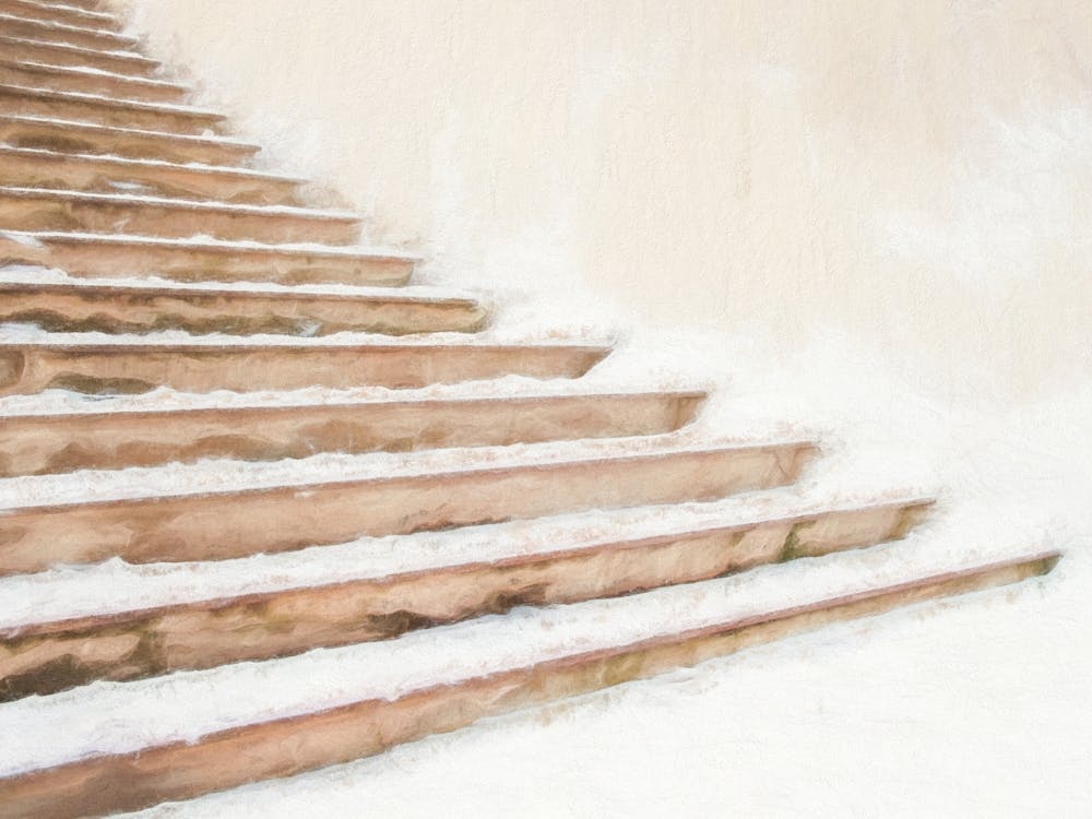 Snowy Stairs