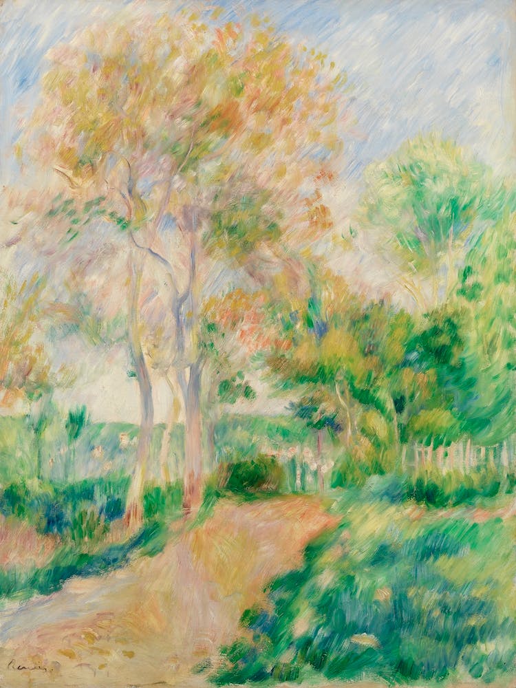Autumn Landscape (1884), Pierre Auguste Renoir